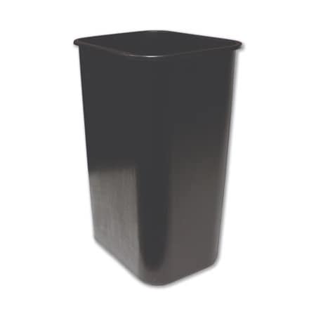 Impact Products Impact, SOFT-SIDED WASTEBASKET, RECTANGULAR, POLYETHYLENE, 41 QT, BLACK 77035